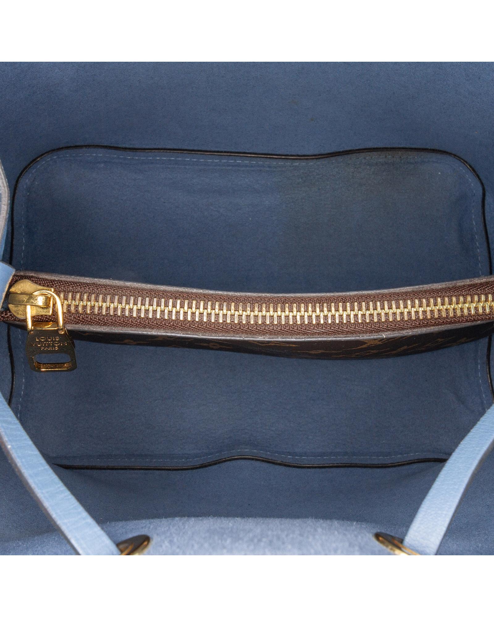 Monogram Canvas Neonoe MM with Detachable Leather Strap and Interior Zip Pocket