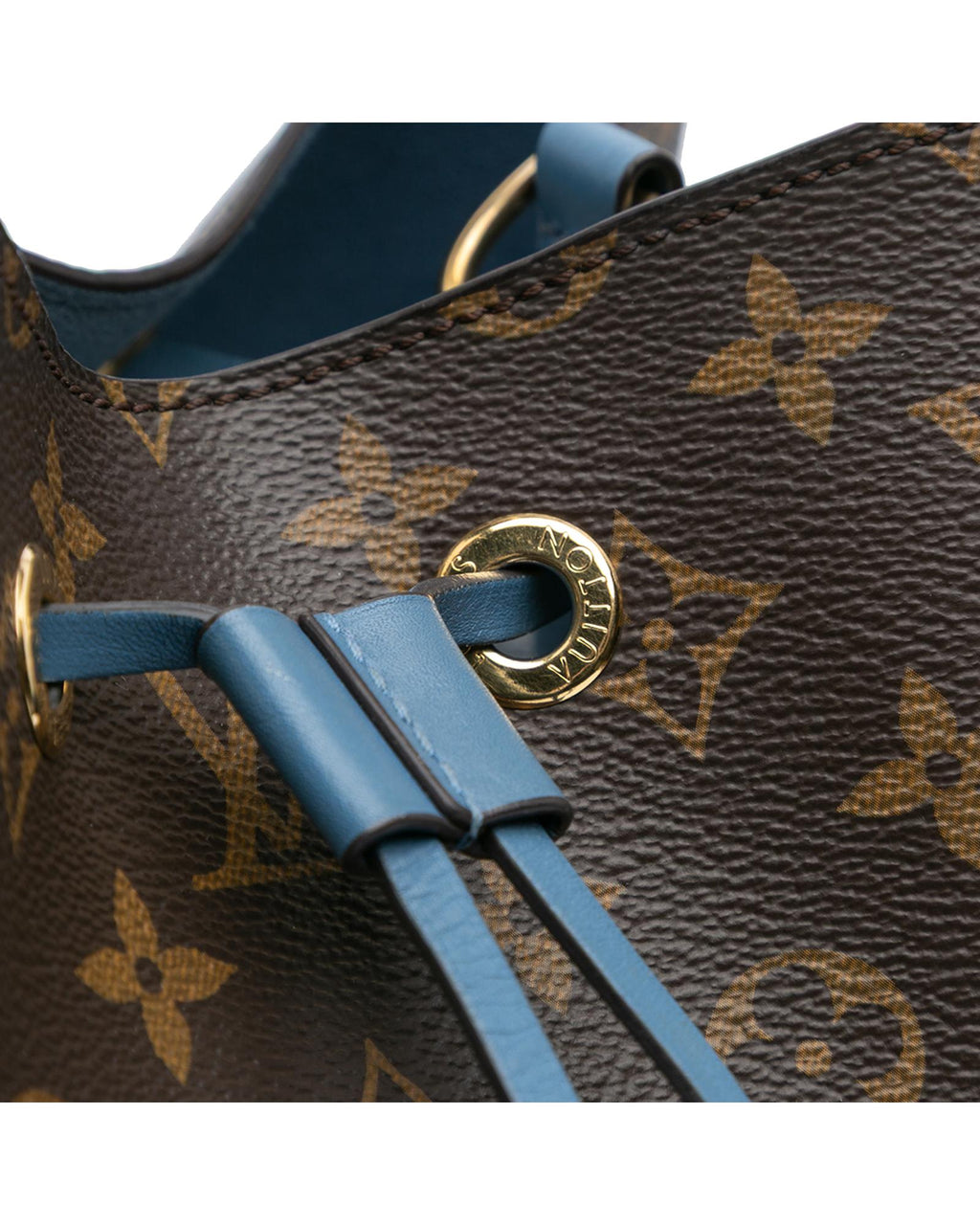 Monogram Canvas Neonoe MM with Detachable Leather Strap and Interior Zip Pocket