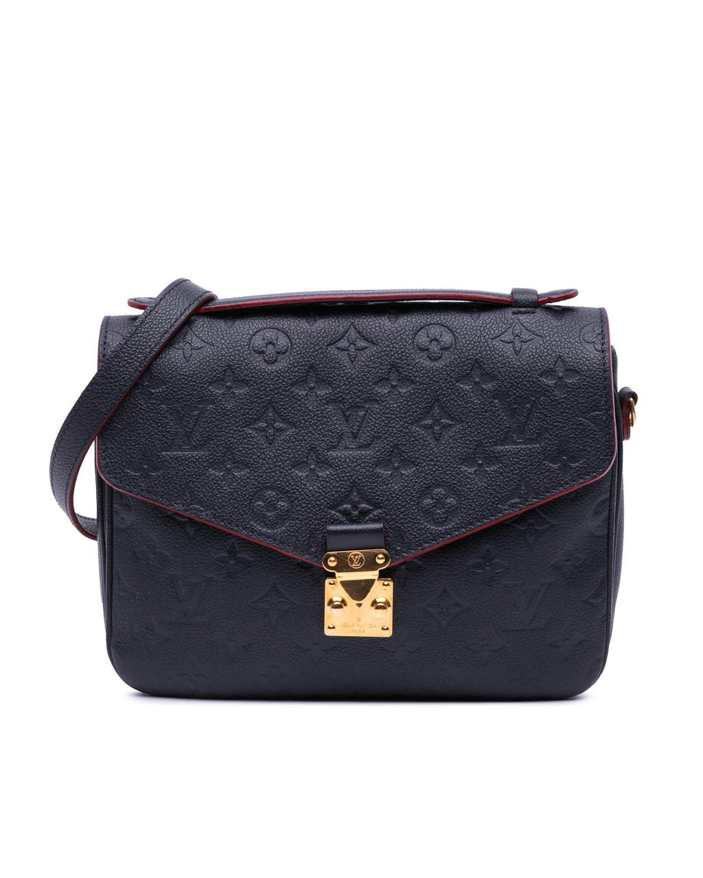 Monogram Empreinte Leather Pochette Metis with Top Handle and Detachable Strap