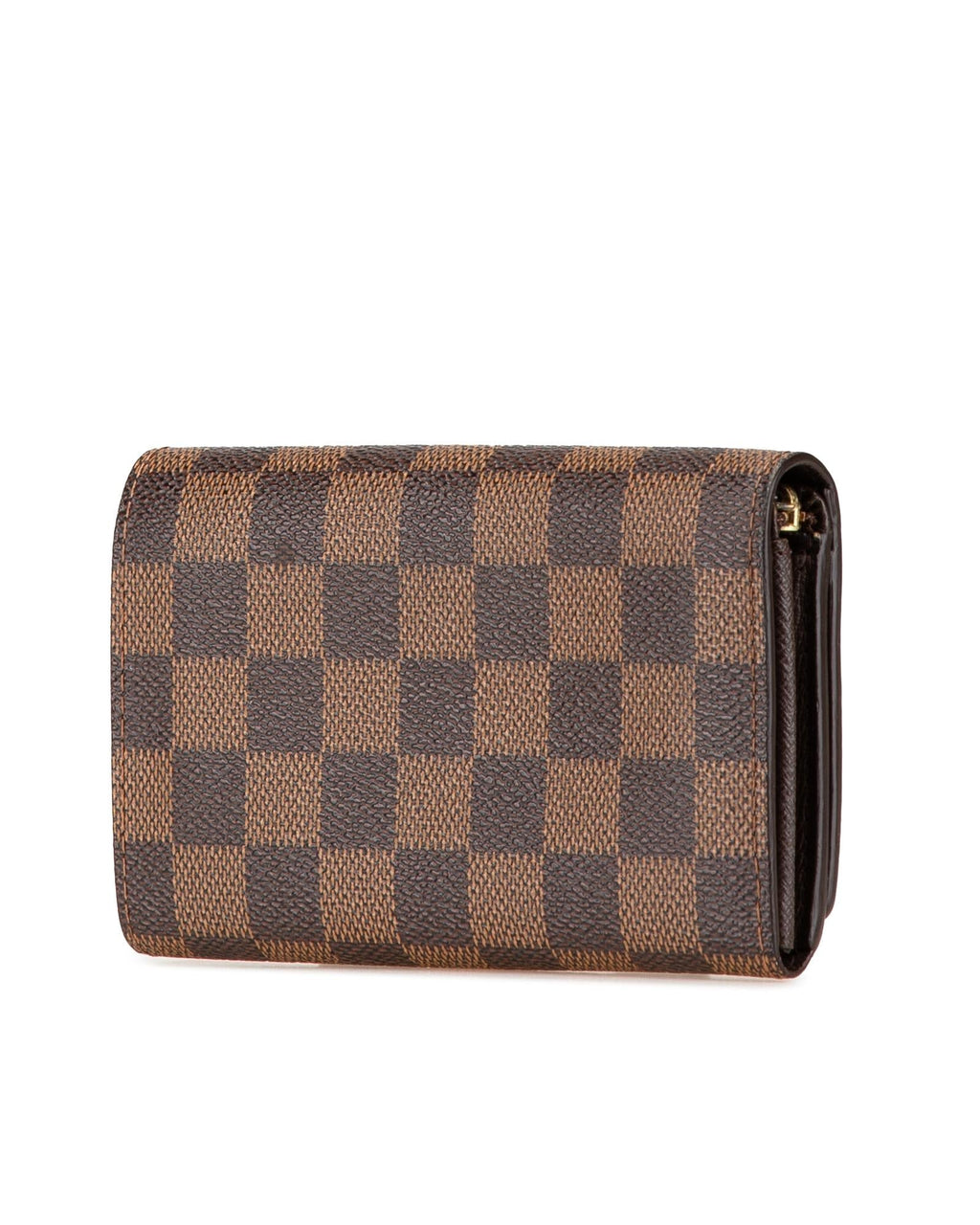 Damier Ebene Porte Monnaie Billets Tresor Wallet with Zip and Slip Pockets