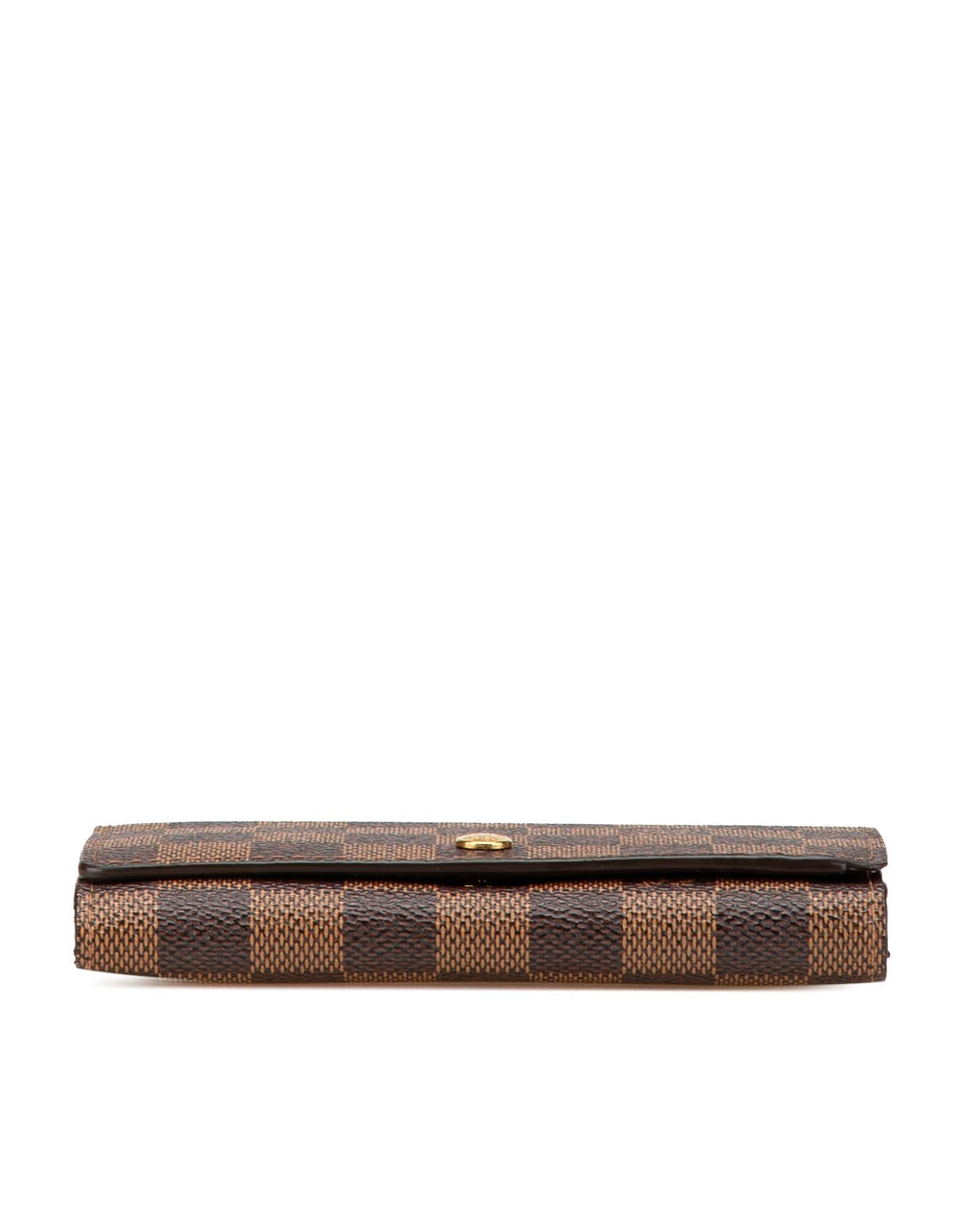 Damier Ebene Porte Monnaie Billets Tresor Wallet with Zip and Slip Pockets
