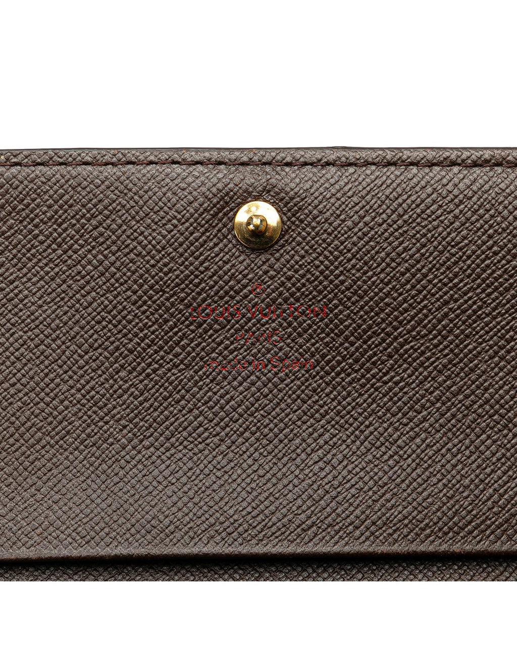 Damier Ebene Porte Monnaie Billets Tresor Wallet with Zip and Slip Pockets