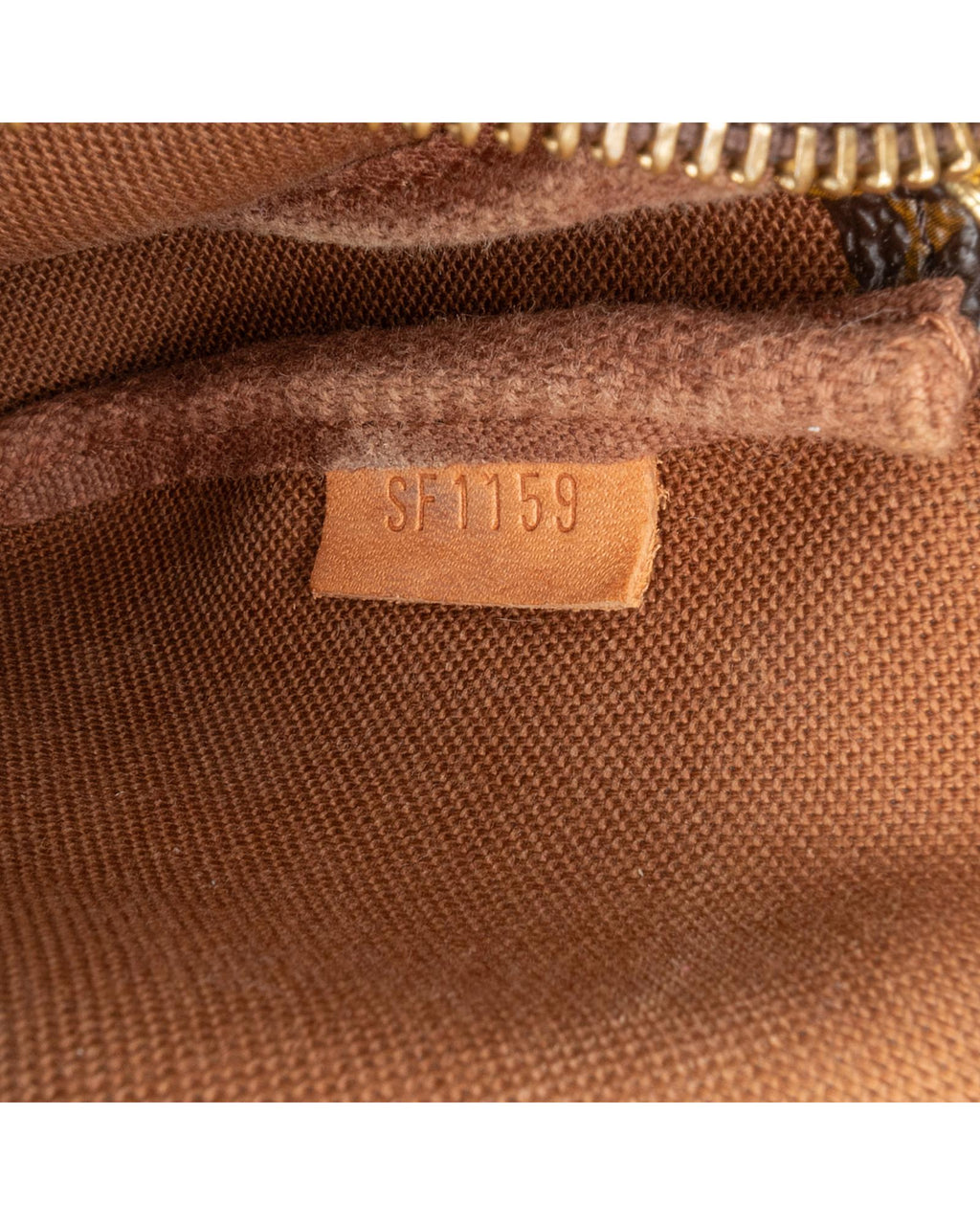 Monogram Canvas Mini Pochette with Gold-Tone Chain Strap