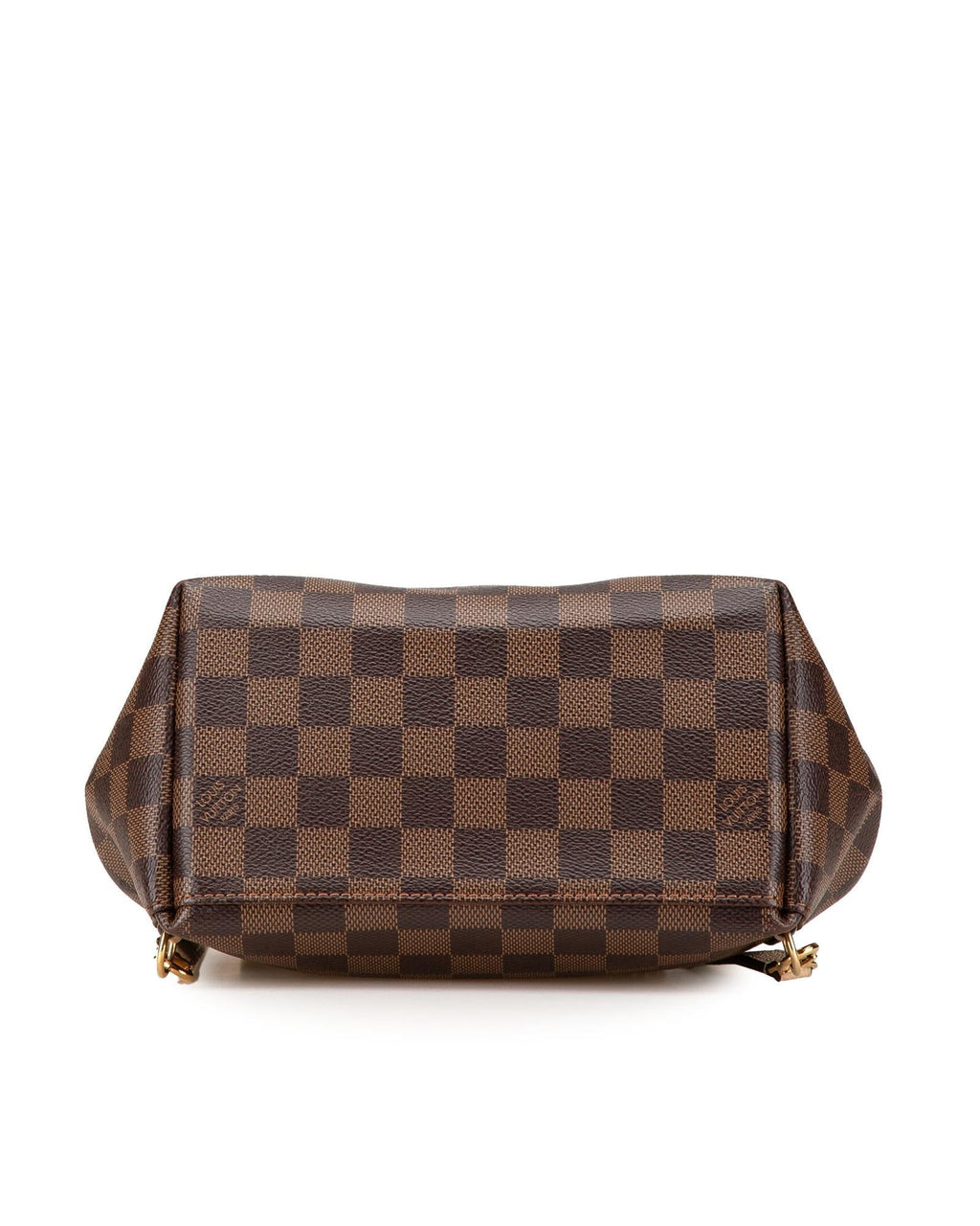 Damier Ebene Clapton Canvas Leather Top Handle Bag