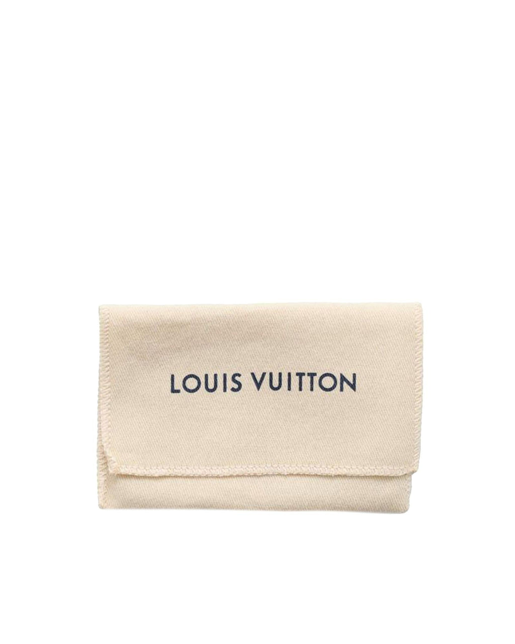 Monogram Stripe Double Card Holder with Slip Pockets