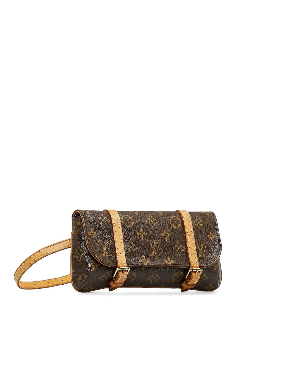 Monogram Canvas Pochette with Adjustable Belt Strap