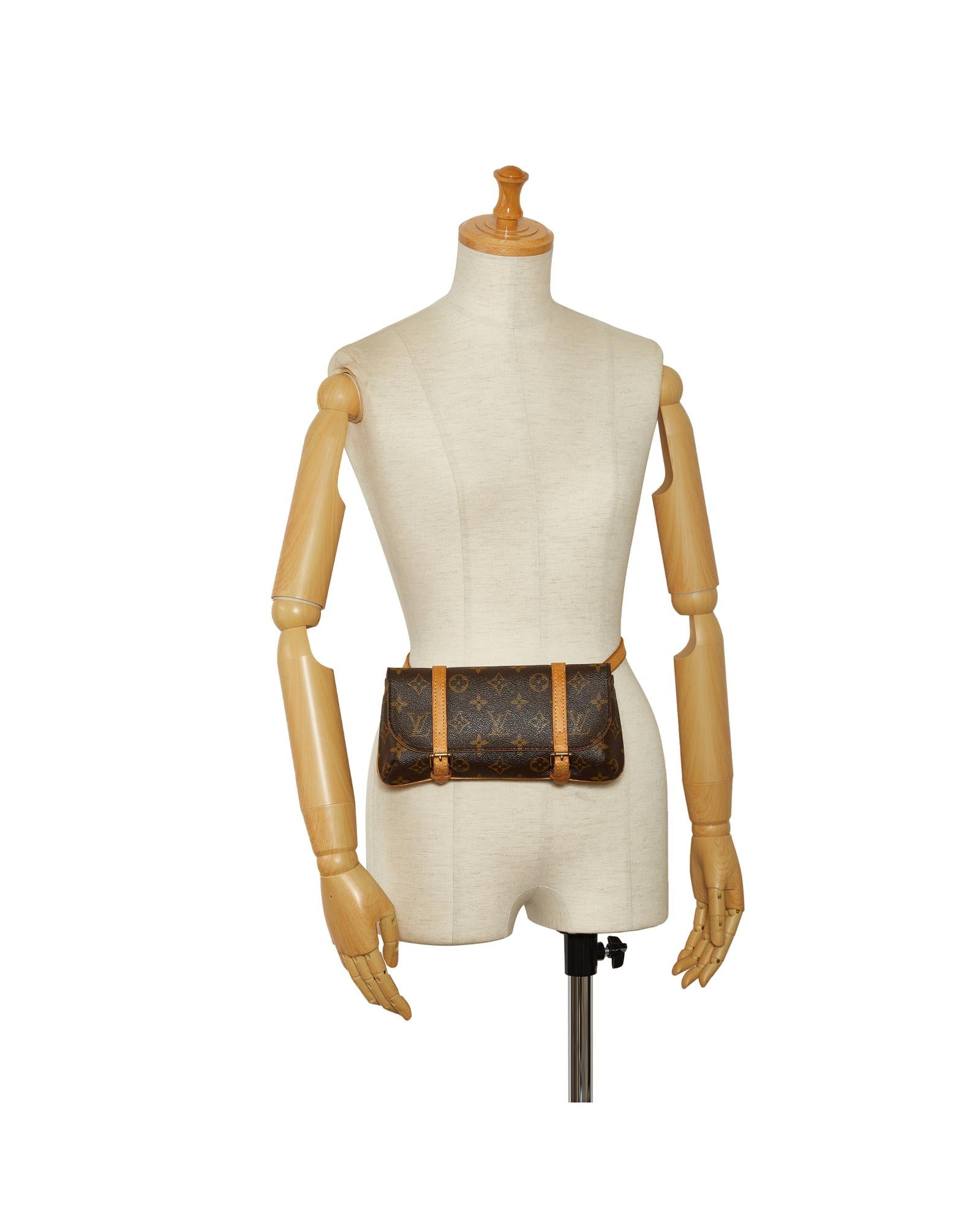Monogram Canvas Pochette with Adjustable Belt Strap