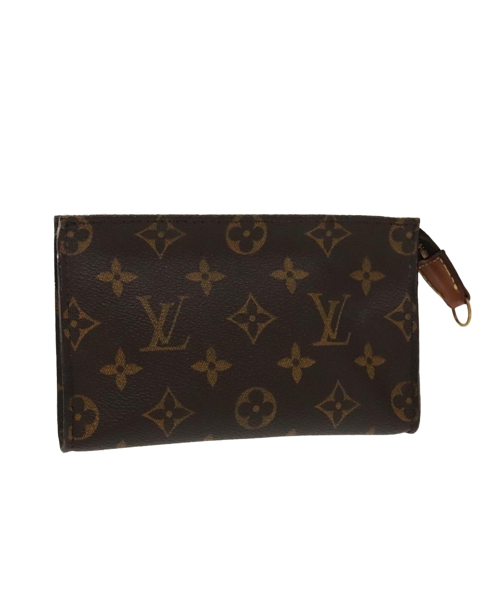 Cosmetic Case Monogram Zipper