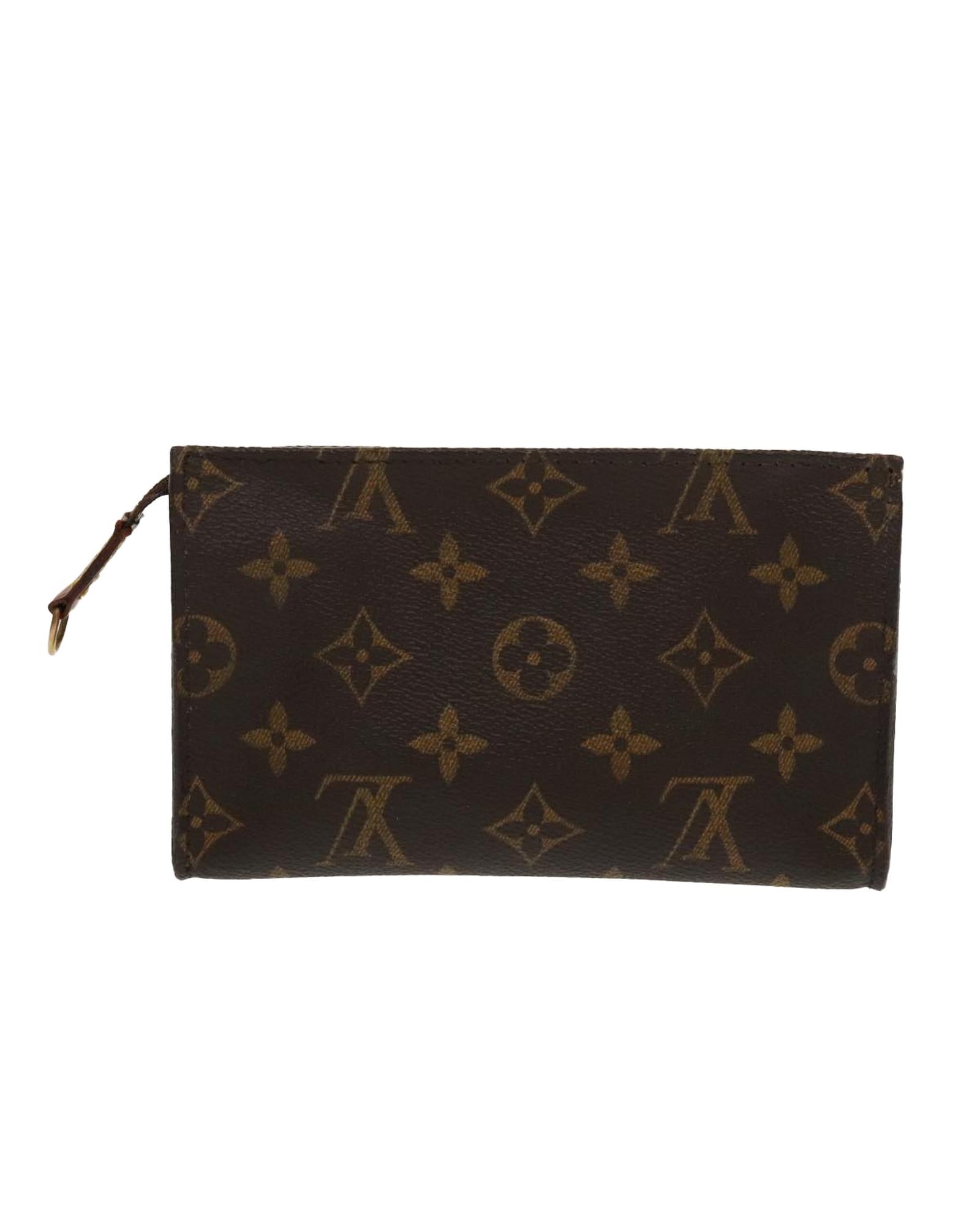 Cosmetic Case Monogram Zipper