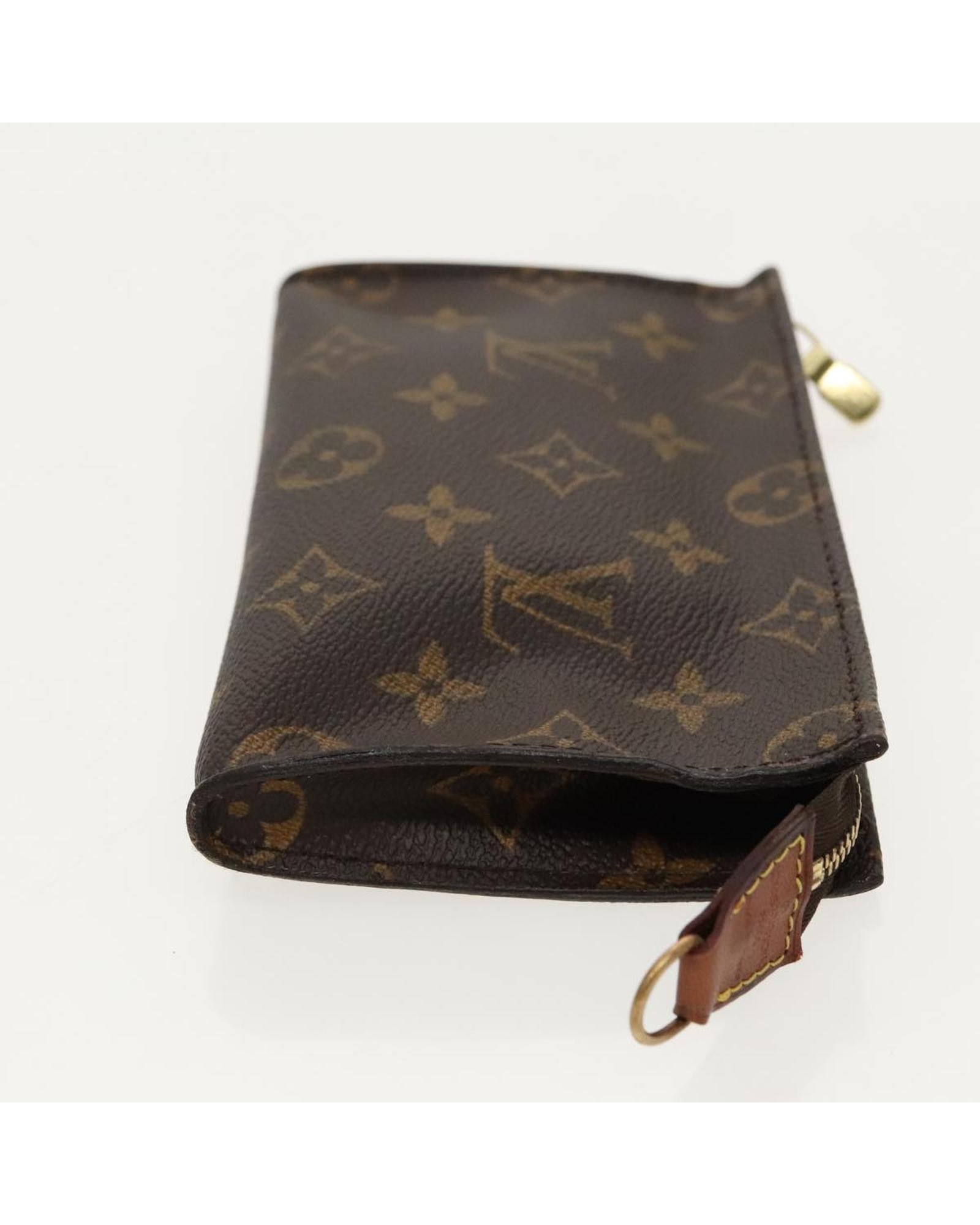 Cosmetic Case Monogram Zipper
