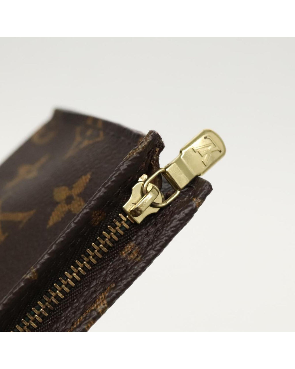Cosmetic Case Monogram Zipper