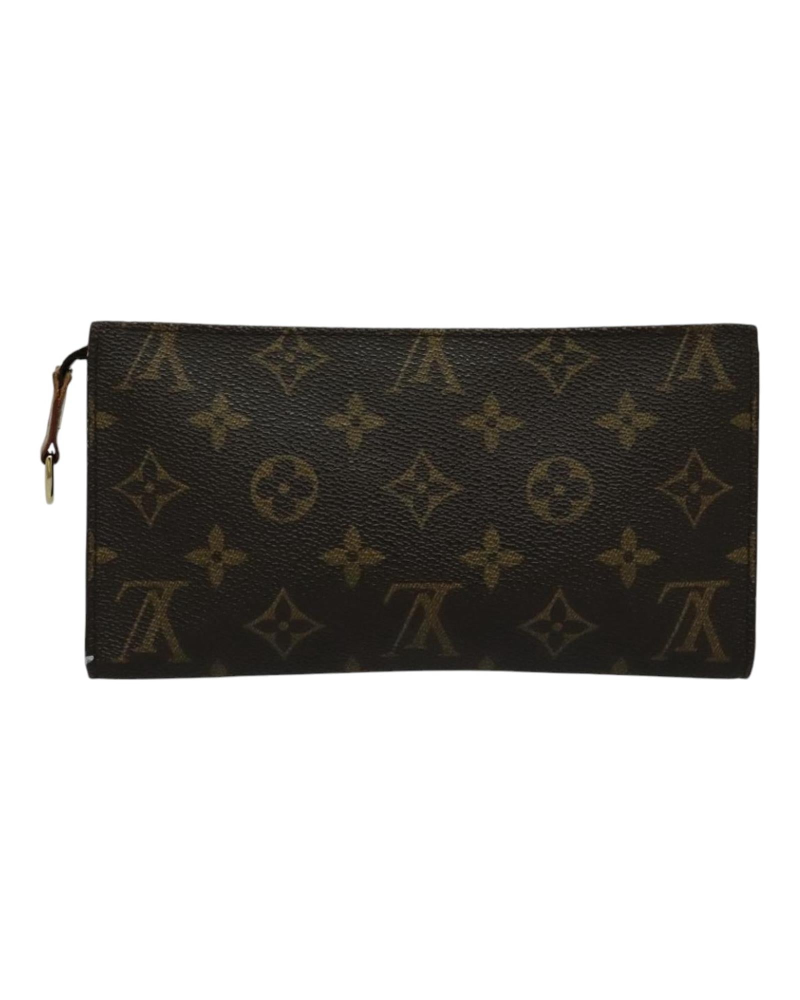 Monogram Canvas Zip Wristlet