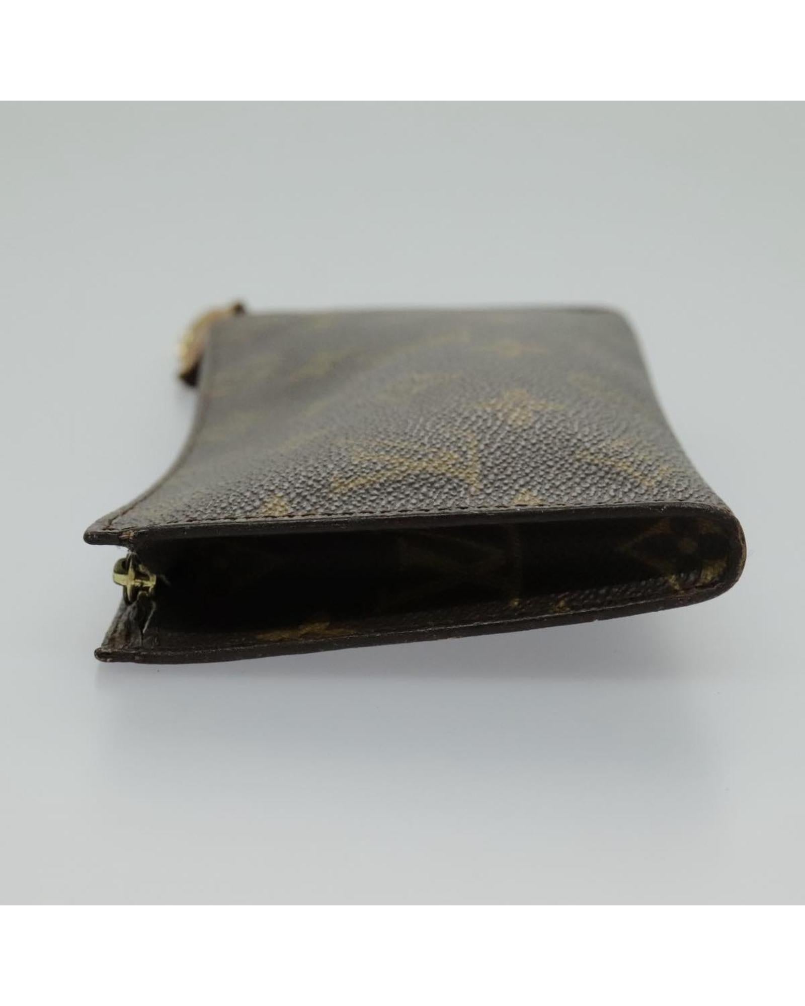 Monogram Canvas Zip Wristlet
