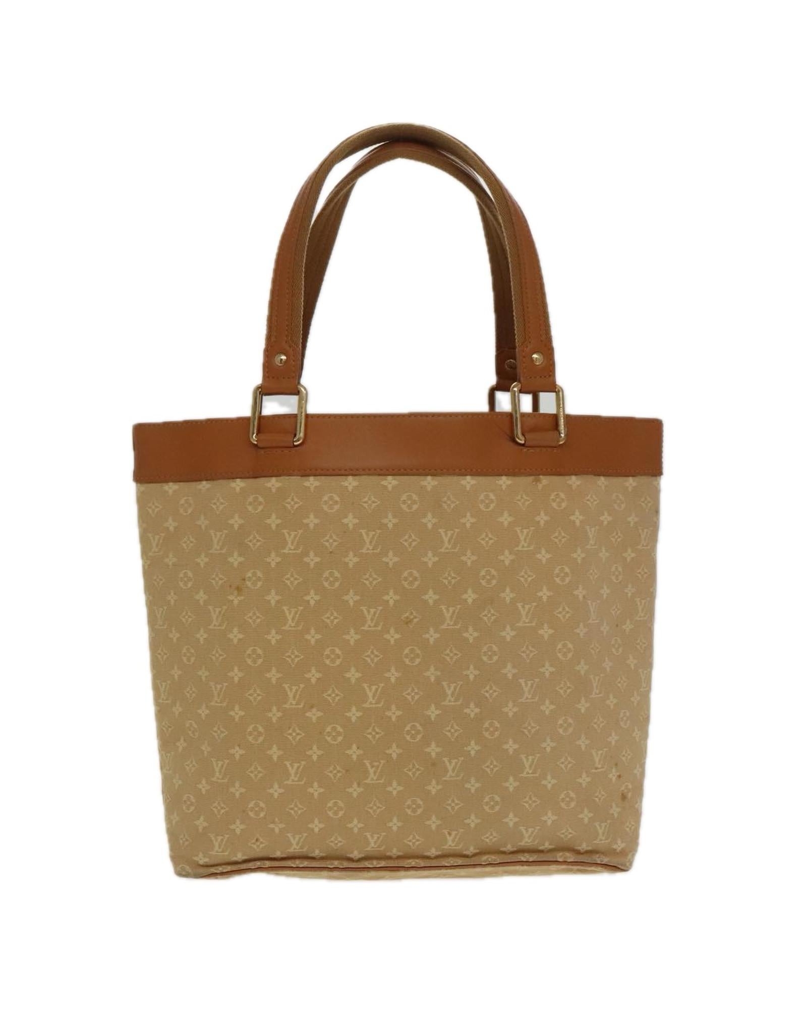Monogram Canvas Tote Bag