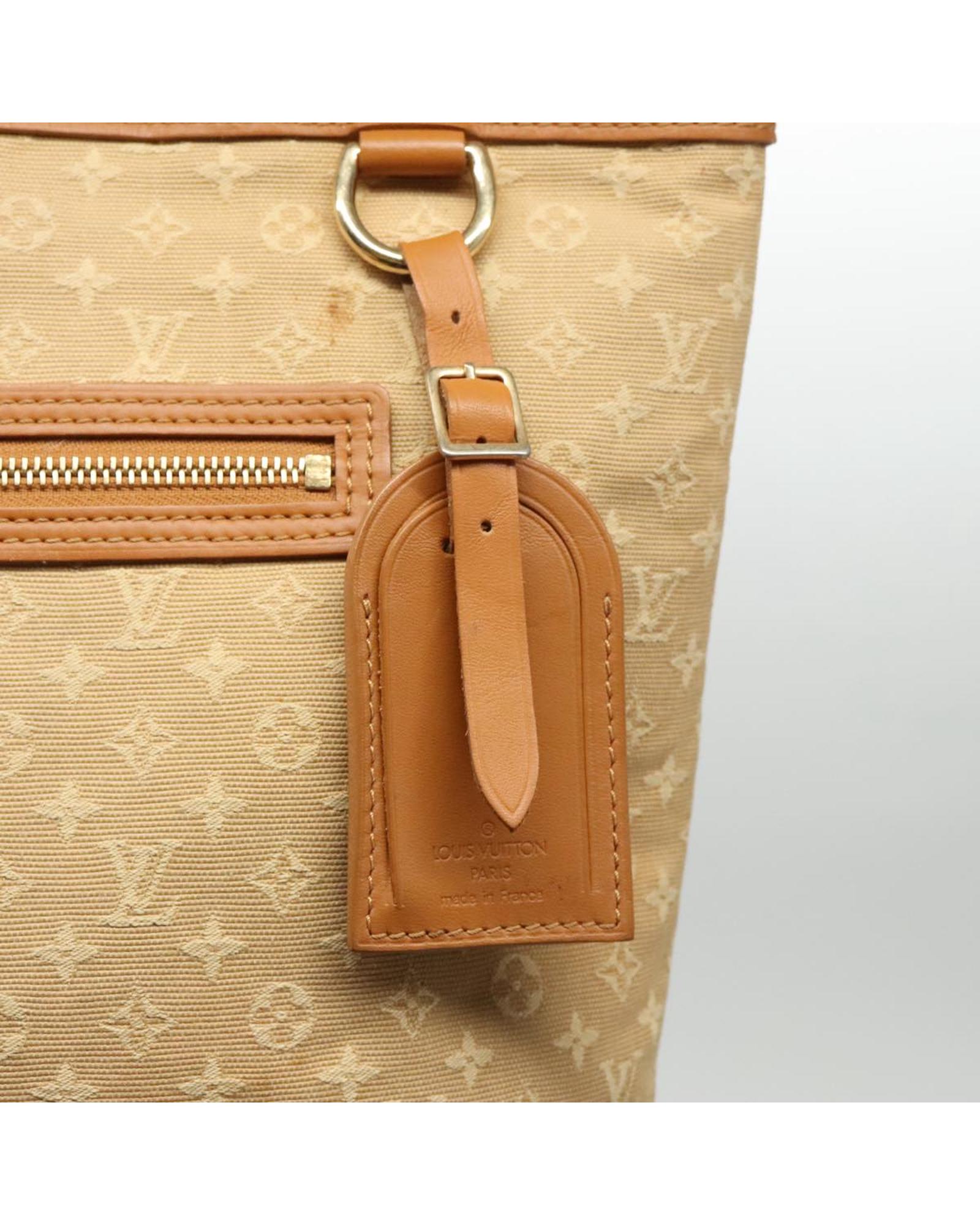 Monogram Canvas Tote Bag