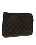 Cosmetic Pouch Monogram Canvas Zipper