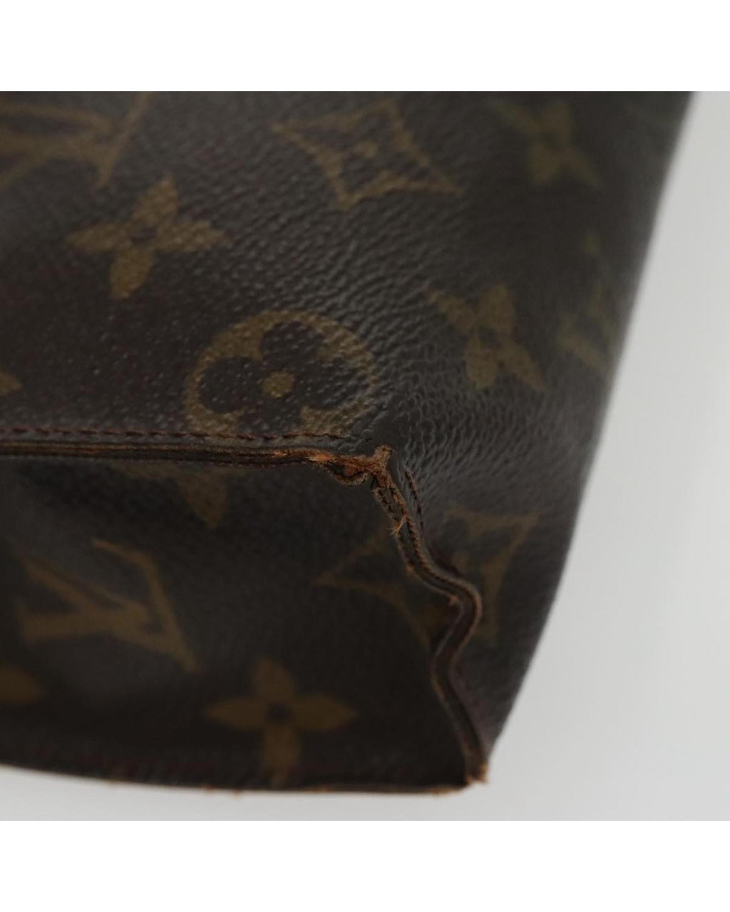 Cosmetic Pouch Monogram Canvas Zipper