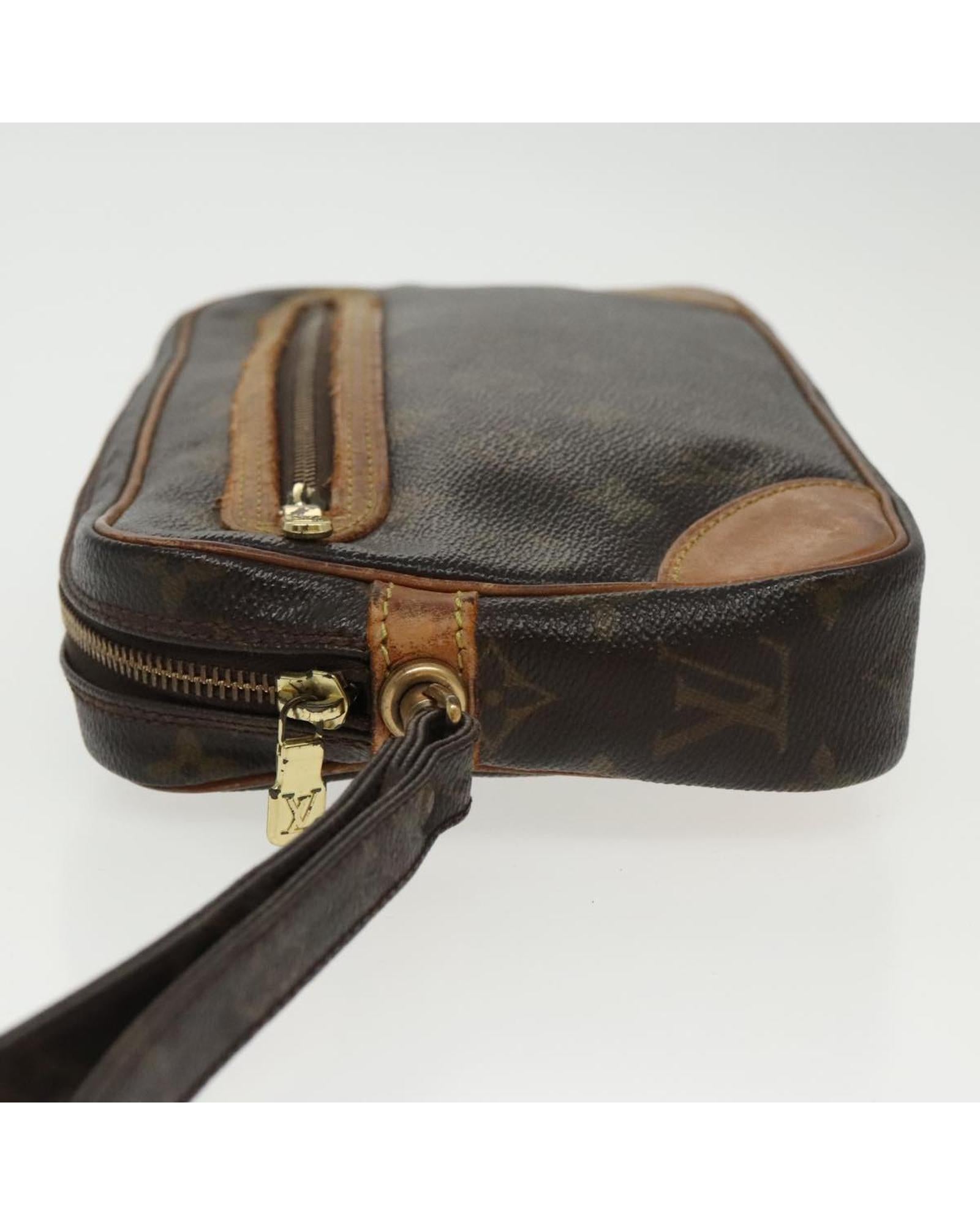 Pochette Monogram Canvas Clutch