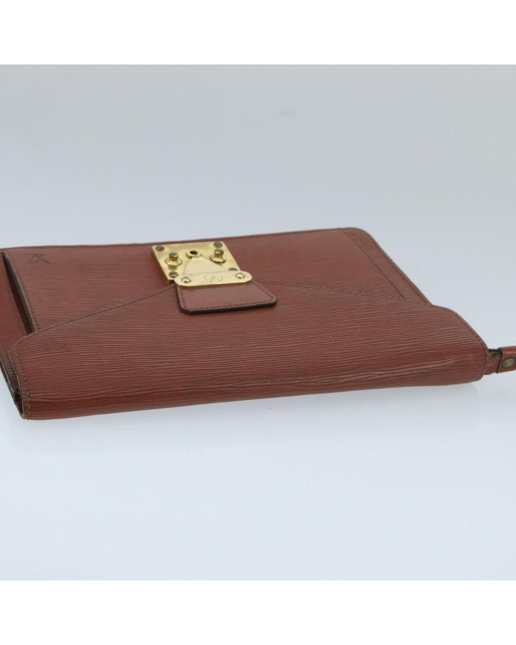 Epi Leather Dragonne Hand Bag with Zip Pocket