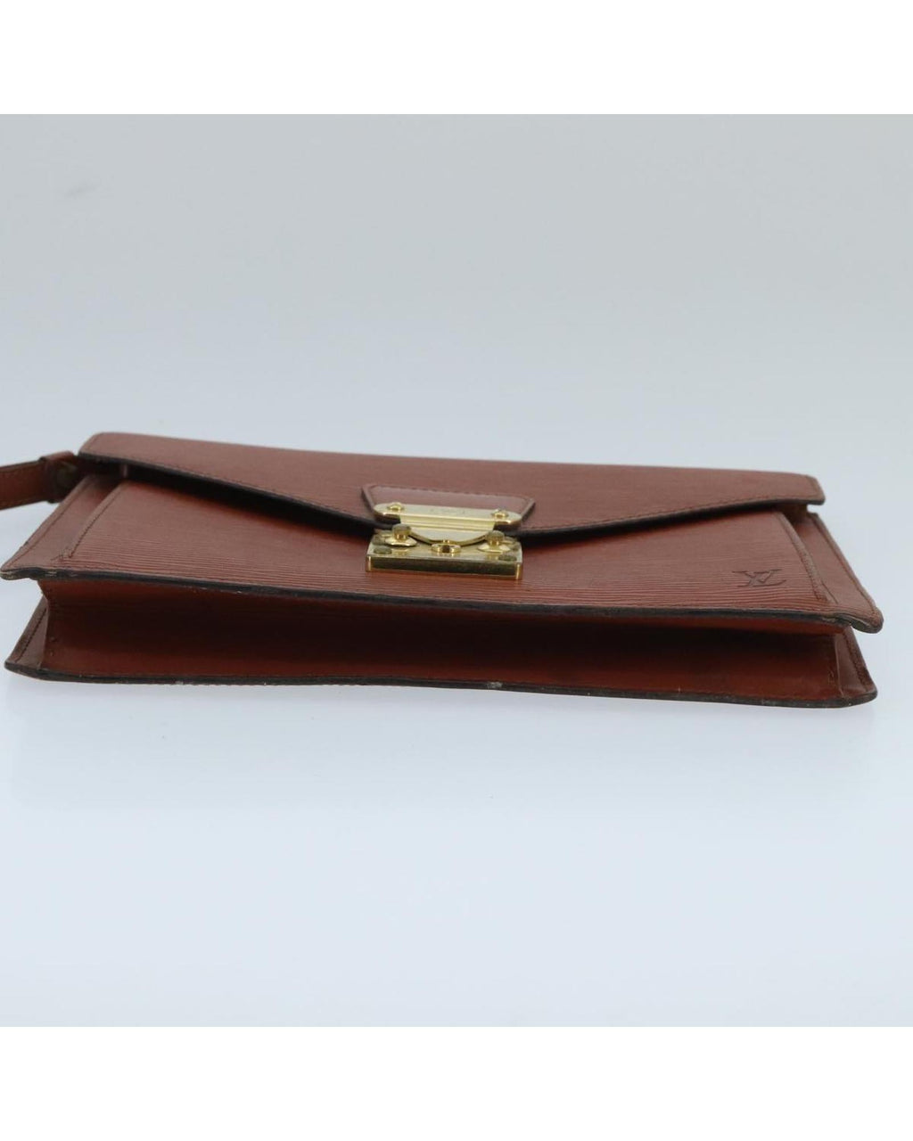 Epi Leather Dragonne Hand Bag with Zip Pocket