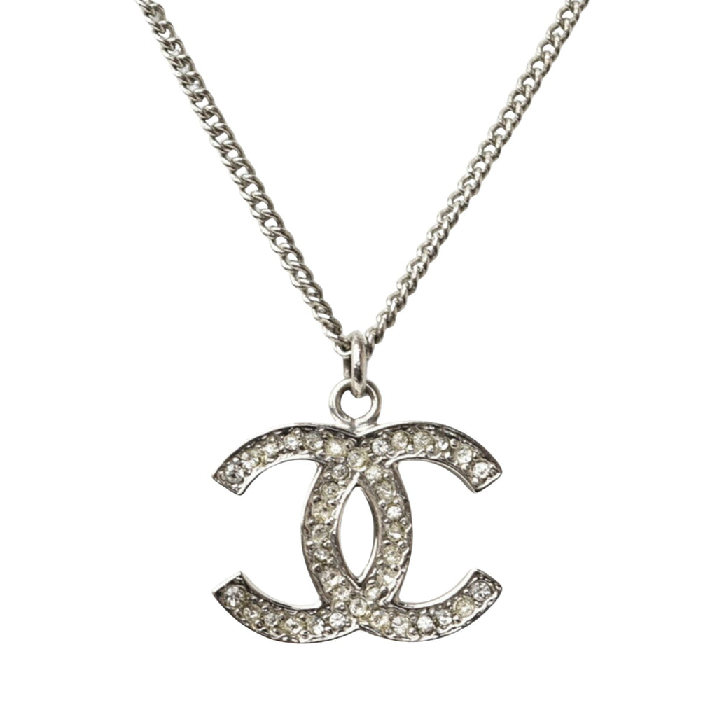 Chanel Elegant Metal Pendant Necklace with Box and Dust Bag