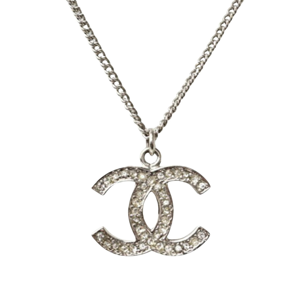 Chanel Elegant Metal Pendant Necklace with Box and Dust Bag