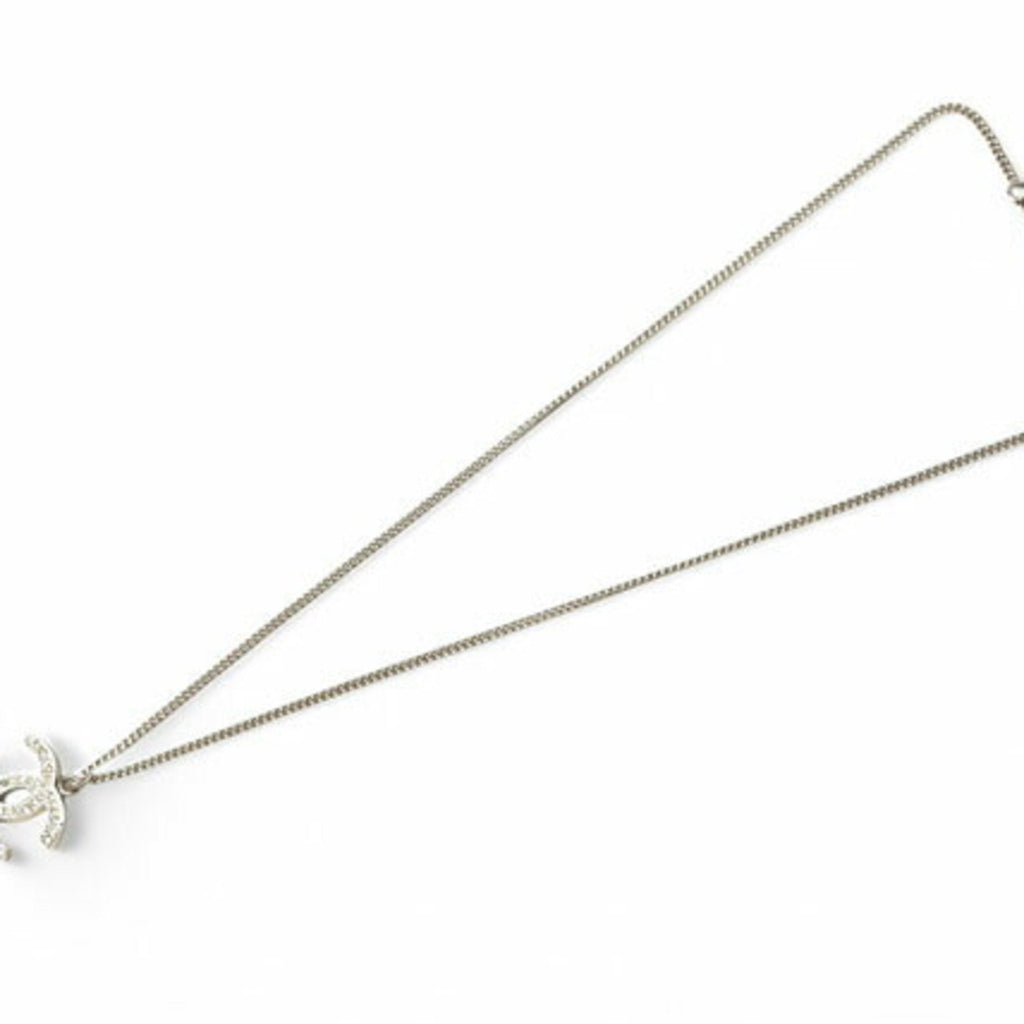 Chanel Elegant Metal Pendant Necklace with Box and Dust Bag
