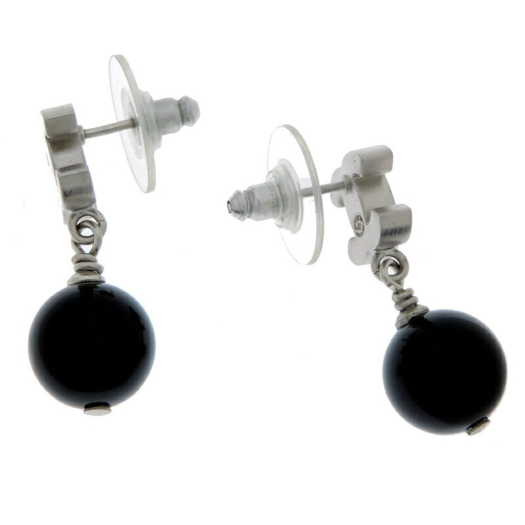 Chanel Coco Mark Plastic Earrings with Box and Dust Bag