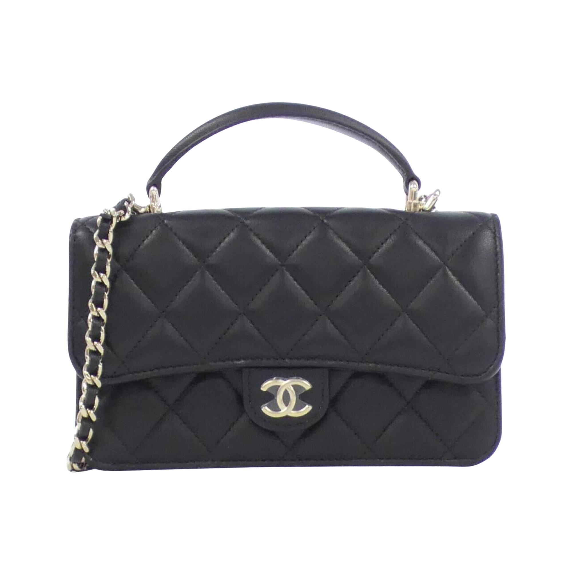 Chanel Chanel Quilted Lambskin Shoulder Bag