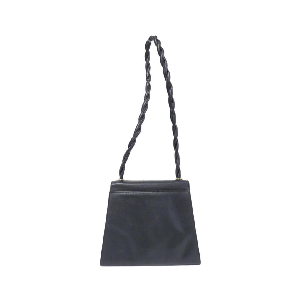 Chanel Twisted Strap Leather Shoulder Bag