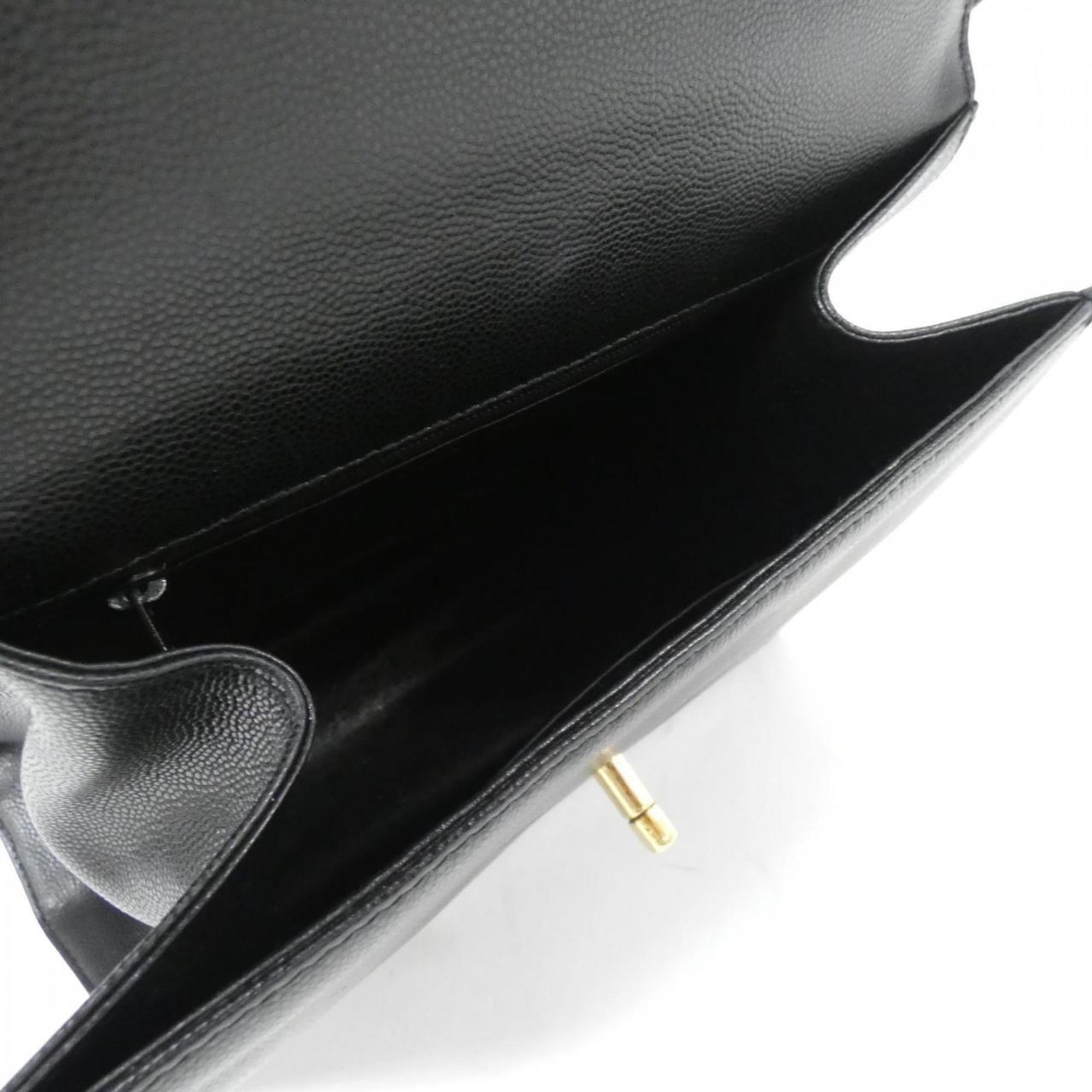 Chanel Twisted Strap Leather Shoulder Bag