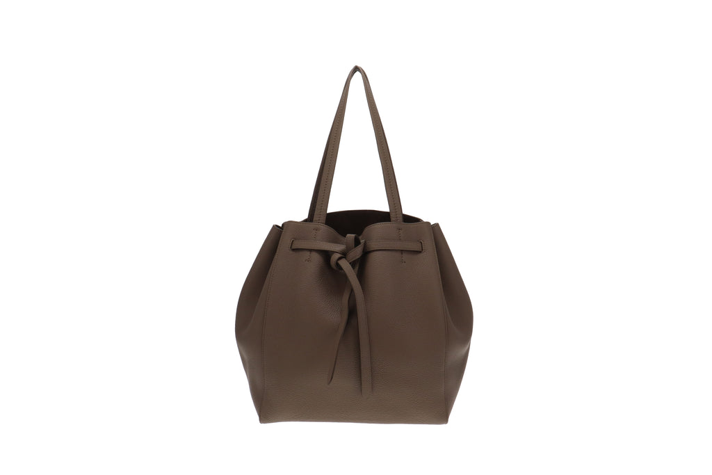 Celine Taupe Soft Graied Calfskin Small Cabas Phantom