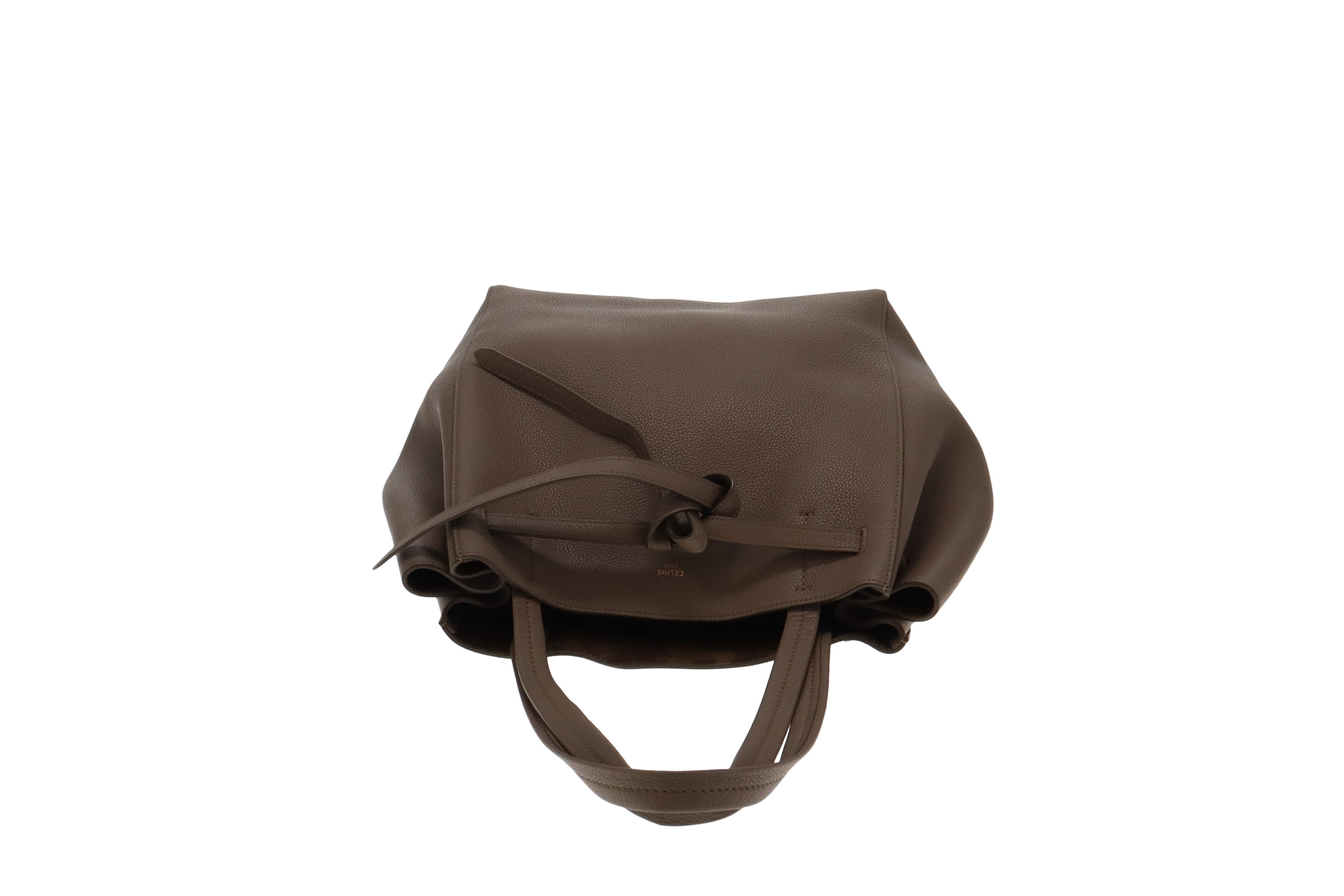 Celine Taupe Soft Graied Calfskin Small Cabas Phantom