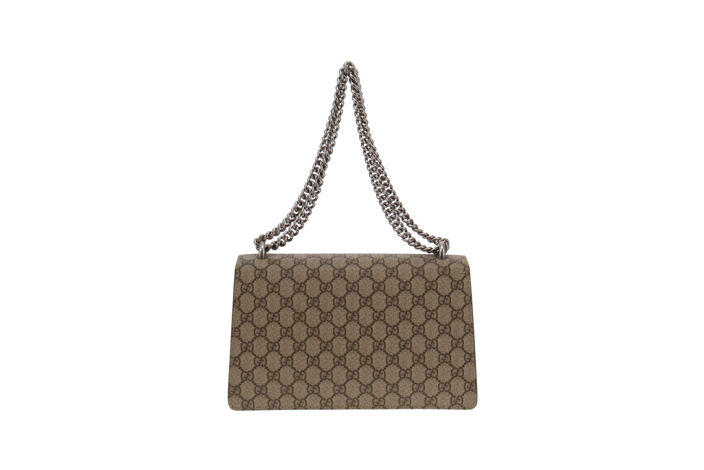 Gucci Dionysus Small GG Supreme & Black Suede