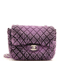 CHANEL Denimpression Flap Bag Quilted Distressed Denim Small
