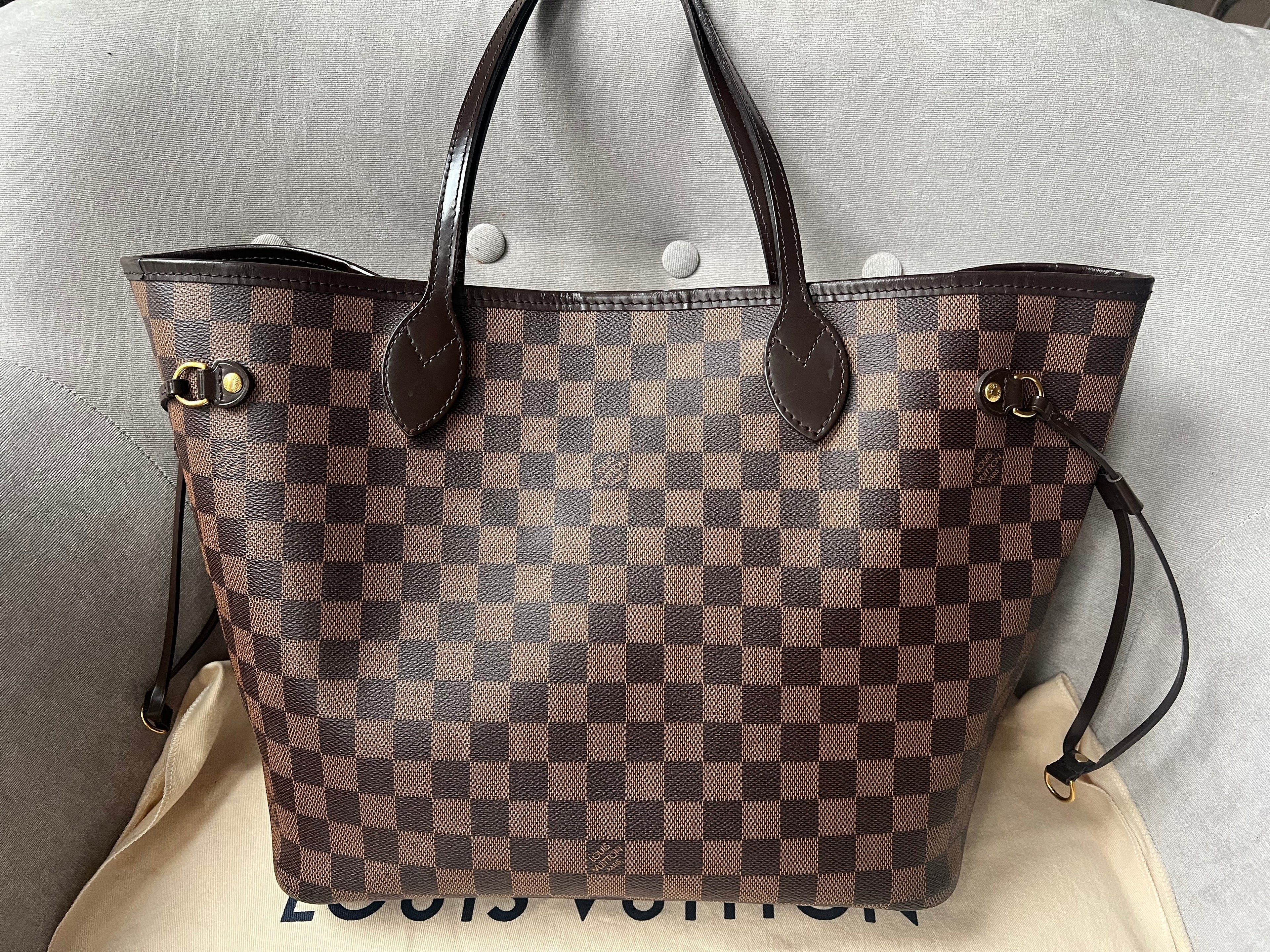 Louis Vuitton Neverfull MM Damier Ebene Cherry Interior (RRP £1,410)