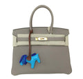 HermÃƒÆ’Ã‚Â¨s Birkin 30 Gris Tourterelle Bag GHW