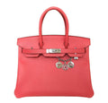 HermÃƒÆ’Ã‚Â¨s Birkin 30 Rose Jaipur Bag PHW