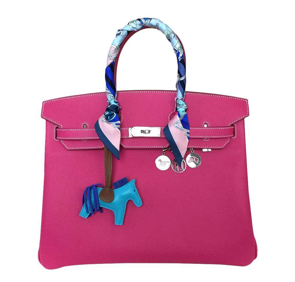 HermÃƒÆ’Ã‚Â¨s Birkin 35 Rose Tyrien Bag