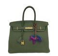 HermÃƒÆ’Ã‚Â¨s Birkin 35 Bag Canopee Green