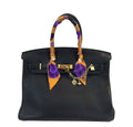 HermÃƒÆ’Ã‚Â¨s Birkin 35 Black Clemence Bag GHW