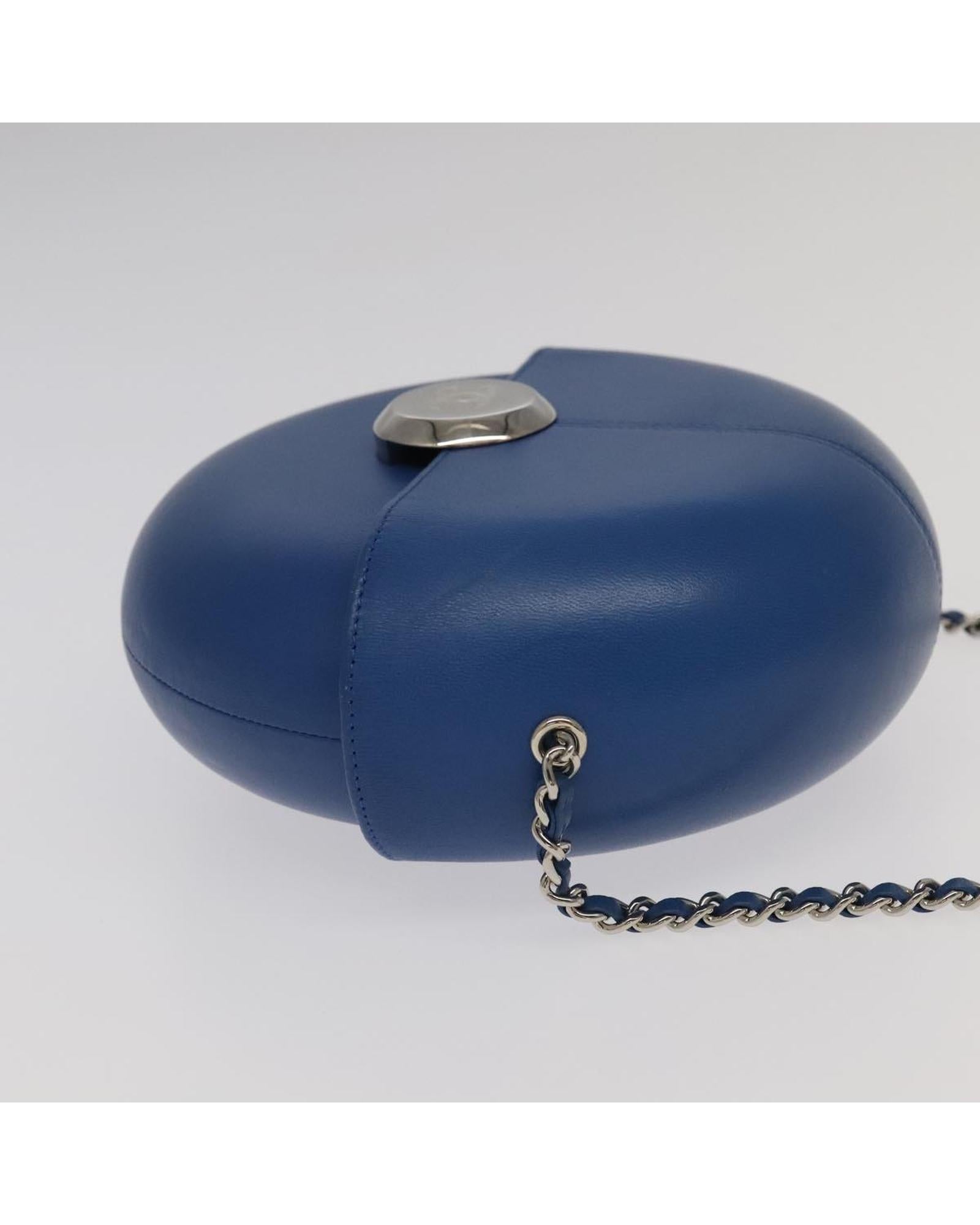 CHANEL Chain Shoulder Bag Lamb Skin CC Auth