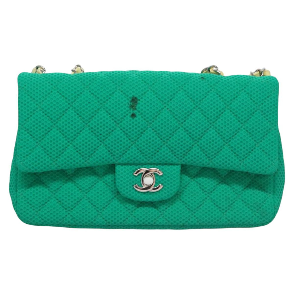 Chanel Cotton Shoulder Bag with  Card