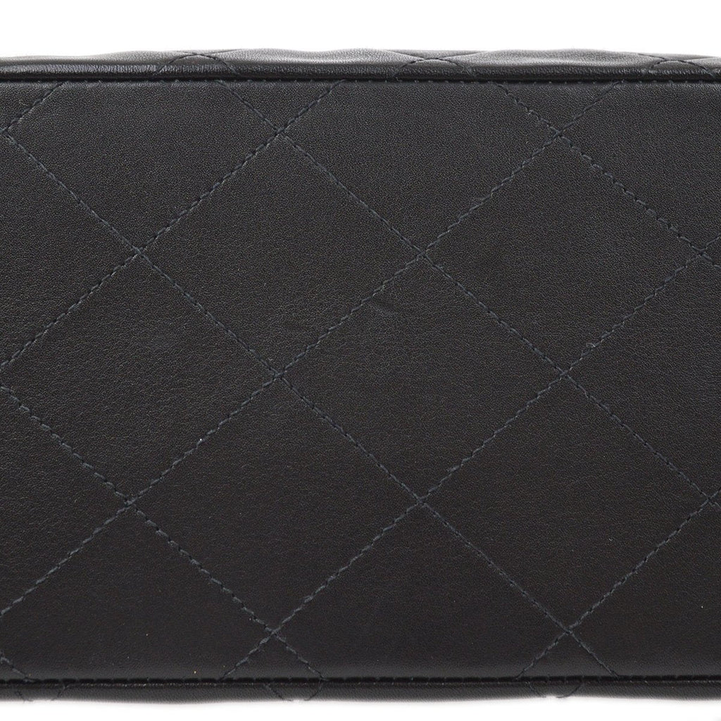 CHANEL 1994-1996 Classic Flap Maxi Black Lambskin 70688