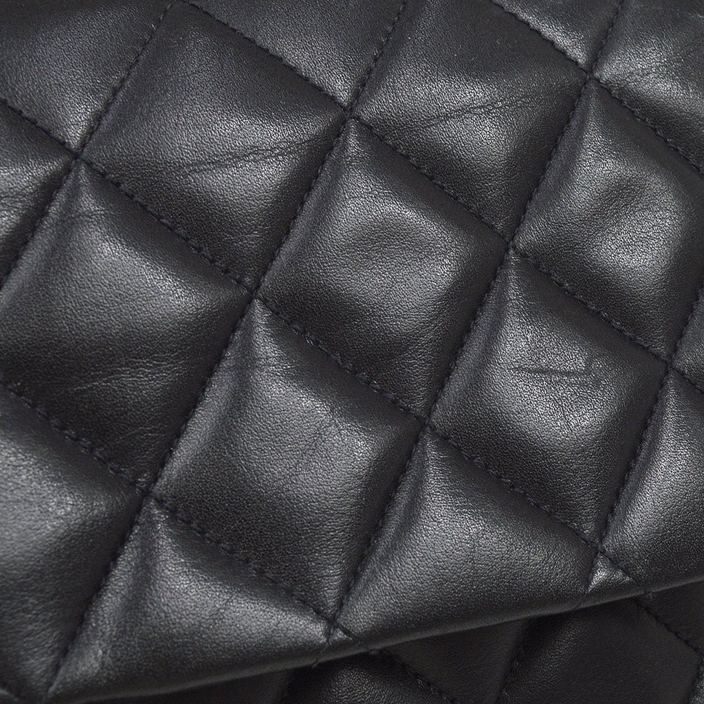 CHANEL 1994-1996 Classic Flap Maxi Black Lambskin 70770
