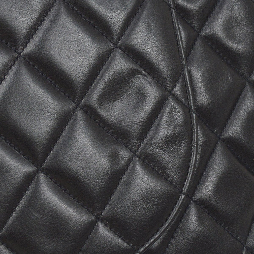 CHANEL 1994-1996 Classic Flap Maxi Black Lambskin 70770