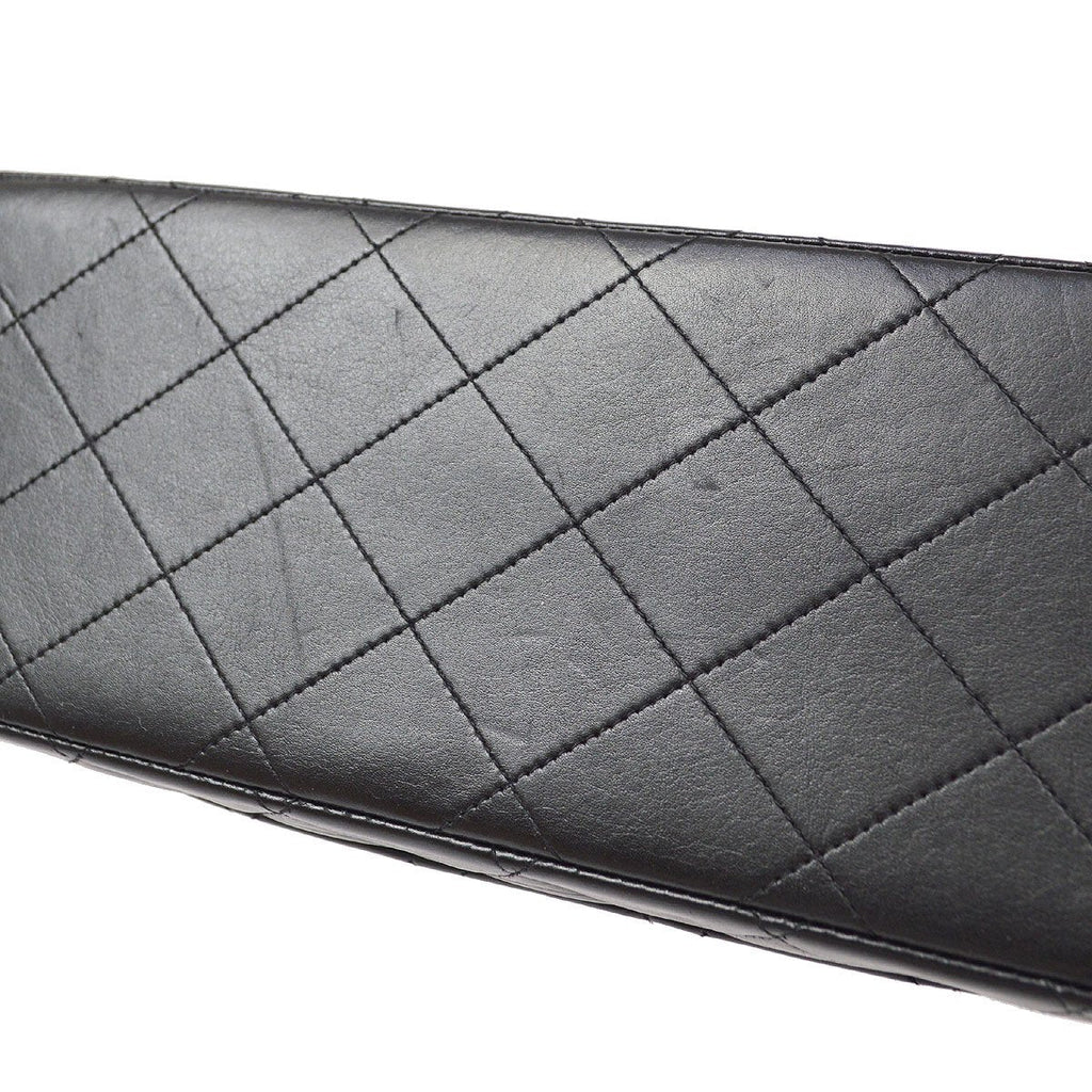 CHANEL 1994-1996 Classic Flap Maxi Black Lambskin 80511
