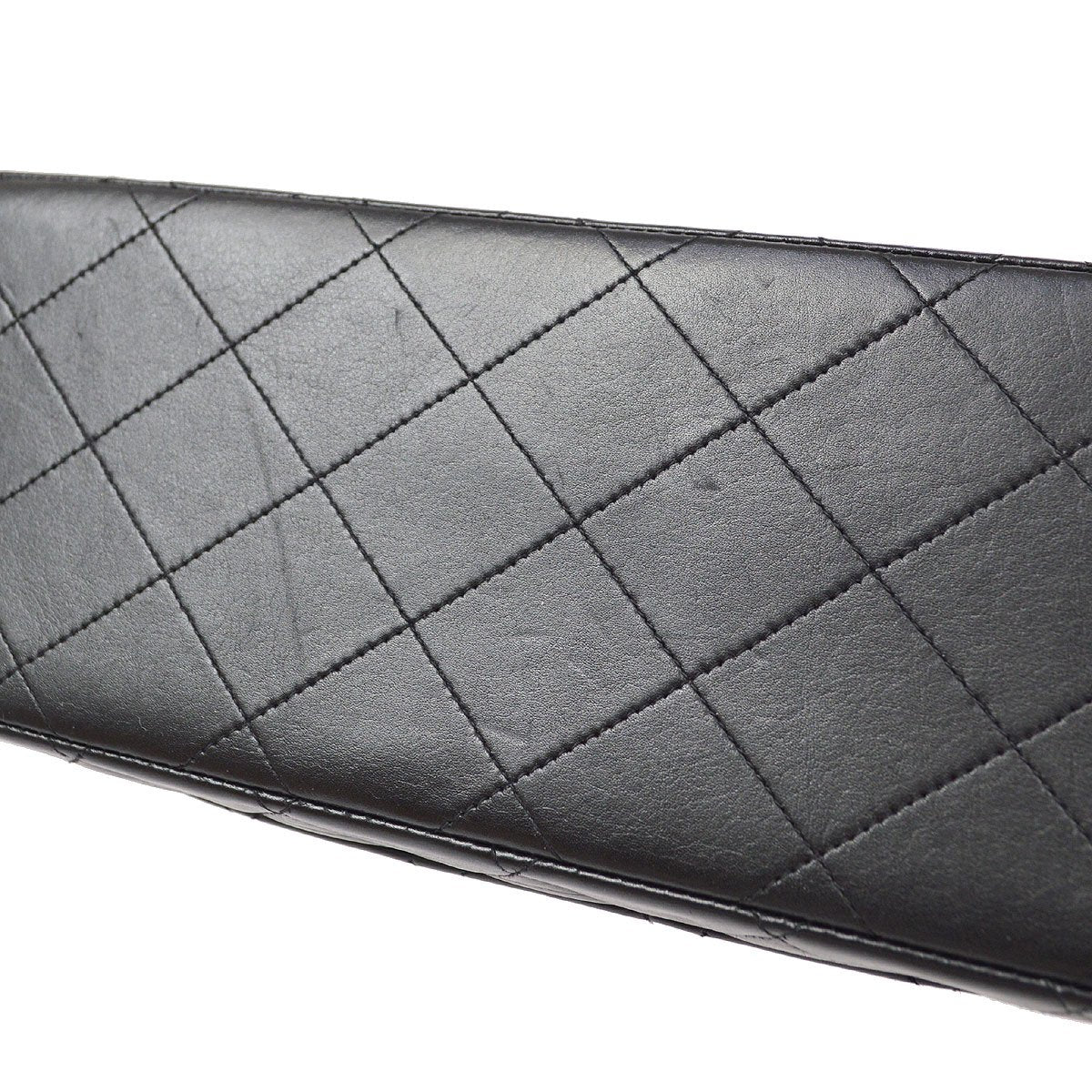 CHANEL 1994-1996 Classic Flap Maxi Black Lambskin 80511