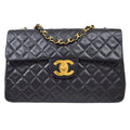 CHANEL 1994-1996 Classic Flap Maxi Black Lambskin 92994