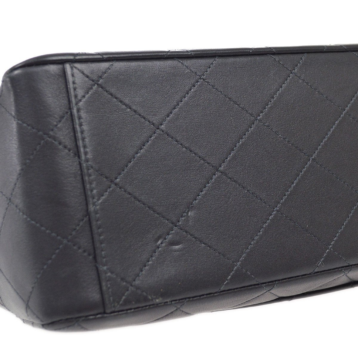 CHANEL 1994-1996 Classic Flap Maxi Black Lambskin 92998